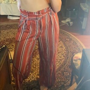Flowy striped pants